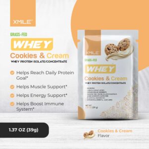 Whey Based Protein Powder – Single Serve Packet – Cookies & Cream