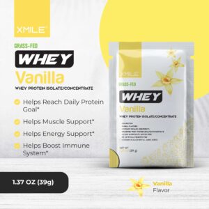 Whey Based Protein Powder – Single Serve Packet – Vanilla