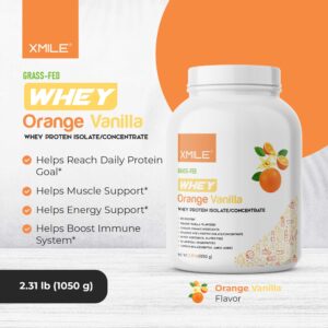 Whey Based Protein Powder – Canister – Orange Vanilla