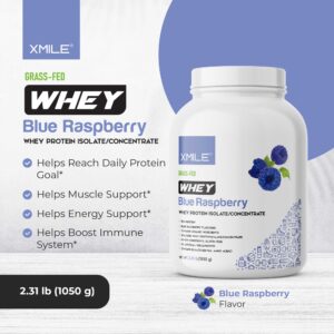 Whey Based Protein Powder – Canister – Blue Raspberry